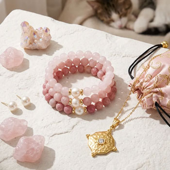 ROSE QUARTZ & PEARL